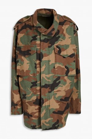 Куртка Jackie из смесового хлопка с камуфляжным принтом , армейский зеленый Nili Lotan