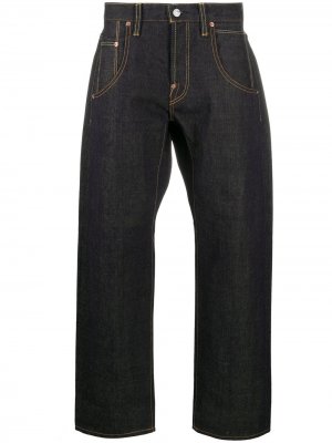 Junya Watanabe Man X Levis укороченные джинсы широкого кроя Levi's. Цвет: синий