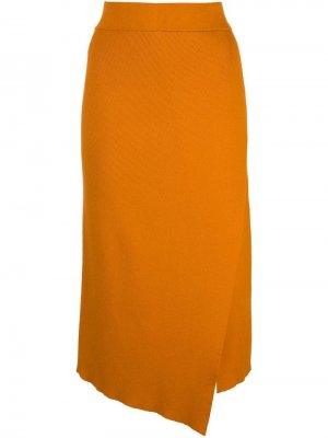 Асимметричная юбка миди A.L.C.. Цвет: оранжевый