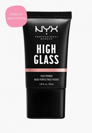 Праймер для лица Nyx Professional Makeup High Glass Face Primer, оттенок 02, Rose Quartz, 30 мл. Цвет: бежевый