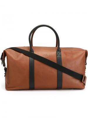Дорожная сумка Ami Alexandre Mattiussi. Цвет: коричневый
