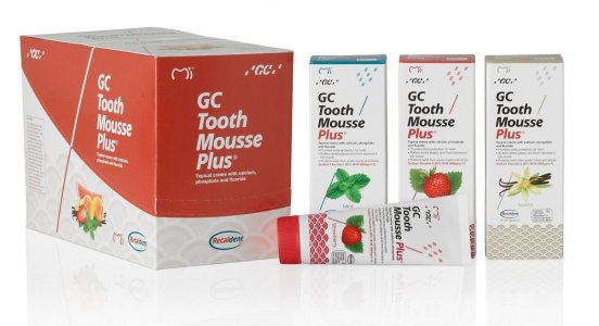 Tooth Mousse Plus Актуальный зубной крем для укрепления поверхности зубов 10 шт. Коробка. GC