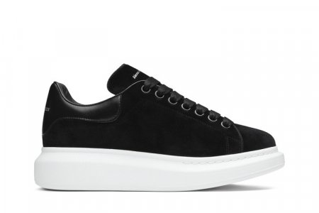 Кроссовки Wmns Oversized Sneaker 'Black', черный Alexander McQueen