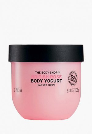 Крем для тела The Body Shop йогурт Британская роза, 200 мл. Цвет: розовый