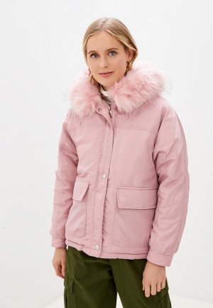 Куртка утепленная Vagi. Цвет: розовый