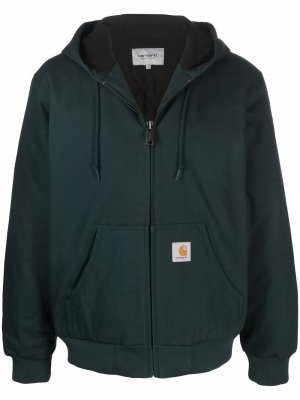 Куртка из органического хлопка с капюшоном Carhartt WIP. Цвет: зеленый