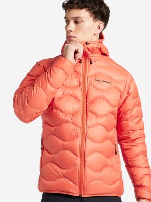 Пуховик мужской HeliuHood, Оранжевый, размер 46 Peak Performance. Цвет: оранжевый