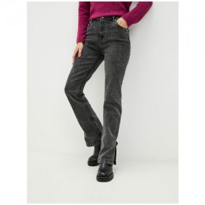 Серые зауженные джинсы, цвет серый деним, размер 31W/32L INCITY. Цвет: серый