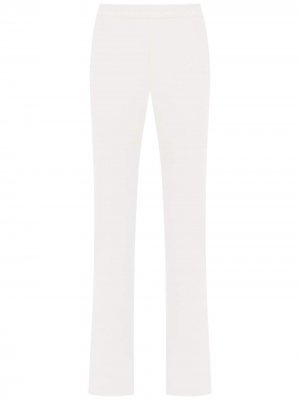 High rise straight-fit trousers Gloria Coelho. Цвет: белый