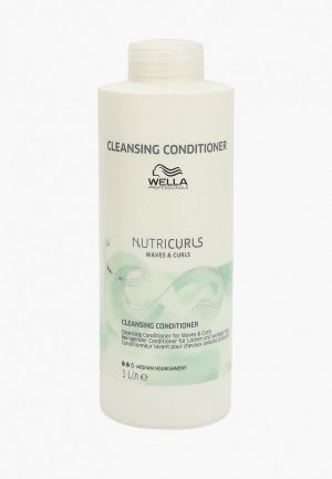 Бальзам для волос Wella Professionals NUTRICURLS, очищающий, 1000 мл. Цвет: белый