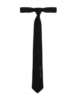 Завязанный галстук 1017 ALYX 9SM. Цвет: черный