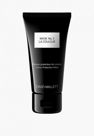 Маска для волос David Mallett окрашенных Mask No. 3 La Couleur, 50 мл. Цвет: розовый