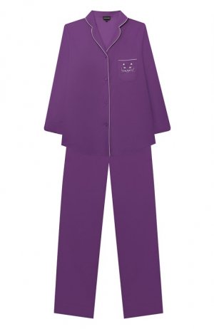 Хлопковая пижама NATAYAKIM. Цвет: фиолетовый