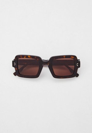 Очки солнцезащитные McQ Alexander McQueen MQ0326S 002. Цвет: коричневый