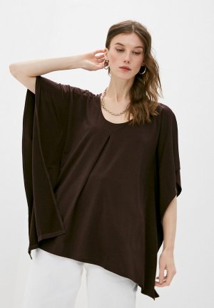 Блуза AltraNatura. Цвет: коричневый