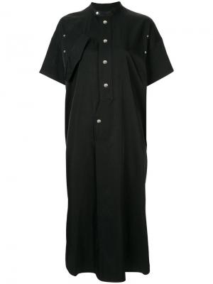 Платье-рубашка G.V.G.V.. Цвет: черный