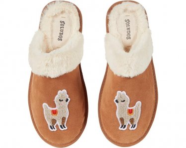 Домашняя обувь Llama Cozy Slipper, оранжевый Soludos