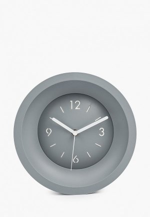Часы настенные Troykatime d 25 см. Цвет: серый