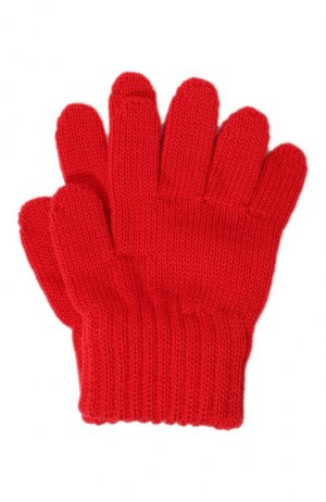 Шерстяные перчатки Catya. Цвет: красный