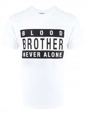 Logo-print T-shirt Blood Brother. Цвет: белый