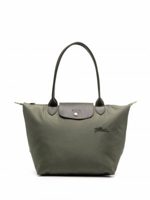 Большая сумка на плечо Le Pliage Longchamp. Цвет: зеленый