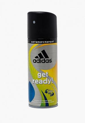 Дезодорант adidas Get Ready Male,150 мл. Цвет: прозрачный