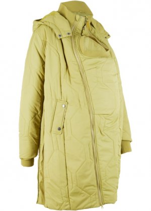 Стеганое пальто/пальто для беременных из переработанного полиэстера , зеленый Bpc Bonprix Collection