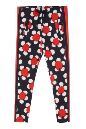 Спортивные брюки с цветочным принтом Little Marc Jacobs. Цвет: multicolor