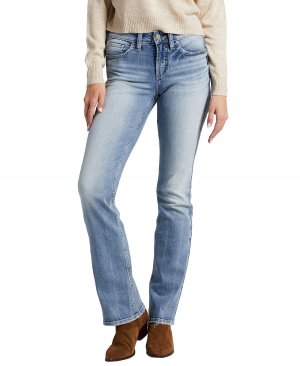 Женские зауженные джинсы suki со средней посадкой Silver Jeans Co.