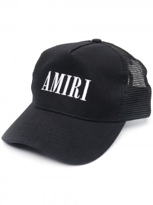 Кепка с вышитым логотипом AMIRI. Цвет: черный
