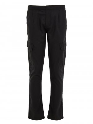 Расклешенные брюки-карго Gordon, черный Threadbare