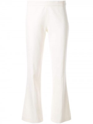 Расклешенные брюки Giambattista Valli. Цвет: белый