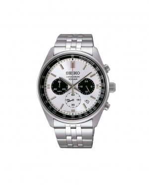 Мужские часы Neo Sports SSB425P1 со стальным и серебряным ремешком, серебро Seiko