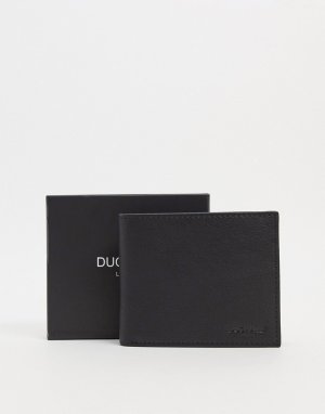 Кожаный бумажник Duchamp-Черный цвет DUCHAMP