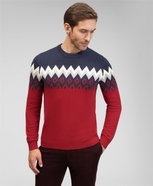 Пуловер трикотажный KWL-0856 RED HENDERSON. Цвет: красный