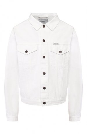 Джинсовая куртка Forte Dei Marmi Couture. Цвет: белый