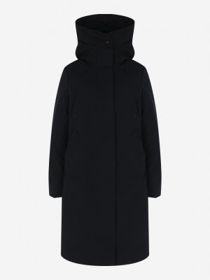 Пальто утепленное женское Gaia, Черный KRAKATAU. Цвет: черный