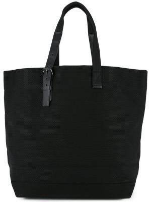 Классическая сумка-шоппер Cabas. Цвет: черный