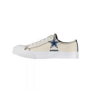 Женские низкие туфли из парусины кремового цвета FOCO Dallas Cowboys Unbranded