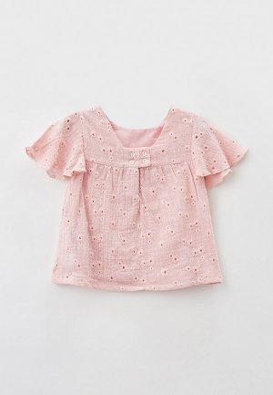 Блуза Chicco. Цвет: розовый