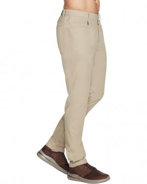 Брюки SKECHERS Go Walk Premium Five-Pocket Pants, цвет Natural/Brown
