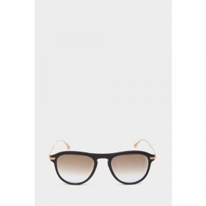Солнцезащитные очки Masunaga. Цвет: черный