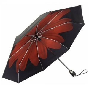 Мини-зонт , купол 98 см., 8 спиц, система «антиветер», для женщин, черный Pierre Cardin. Цвет: черный