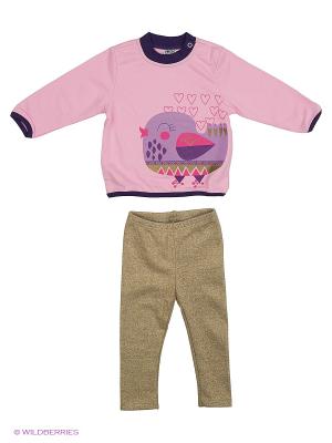 Комплект одежды Yallo Kids. Цвет: розовый