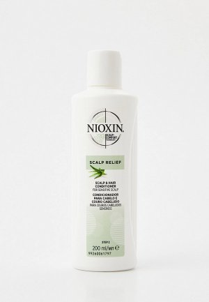 Кондиционер для волос Nioxin SCALP RELIEF чувствительной кожи головы увлажняющий, 200 мл. Цвет: прозрачный