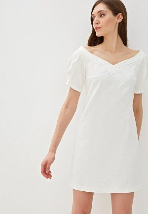 Платье Yuna Style. Цвет: белый
