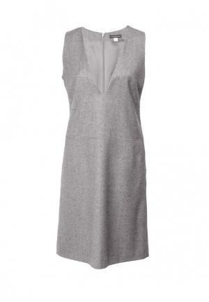 Платье Colletto Bianco. Цвет: серый
