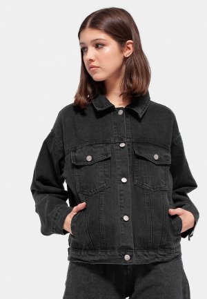 Куртка джинсовая Dorogobogato. Цвет: черный