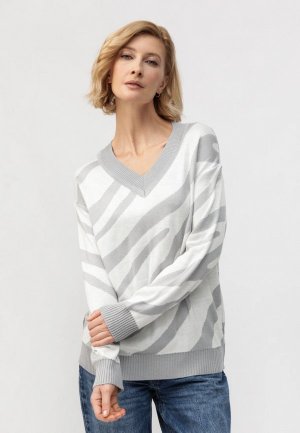 Пуловер Vivawool. Цвет: серый