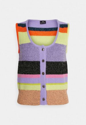 Жилет PS Women Knitted Button, пурпурный Paul Smith